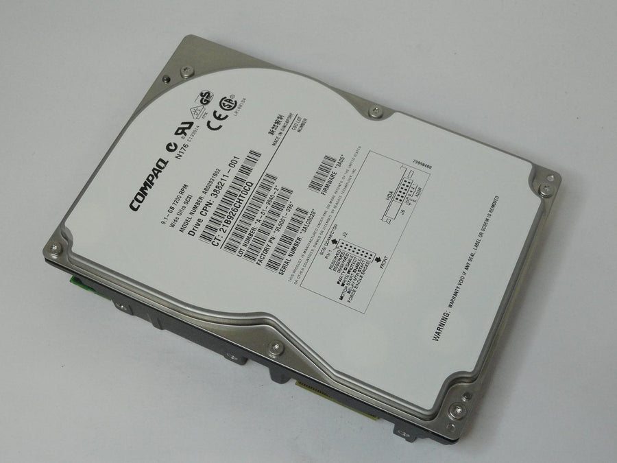 AB00931B92 - Compaq 9GB SCSI 80 Pin 3.5in HDD - Refurbished