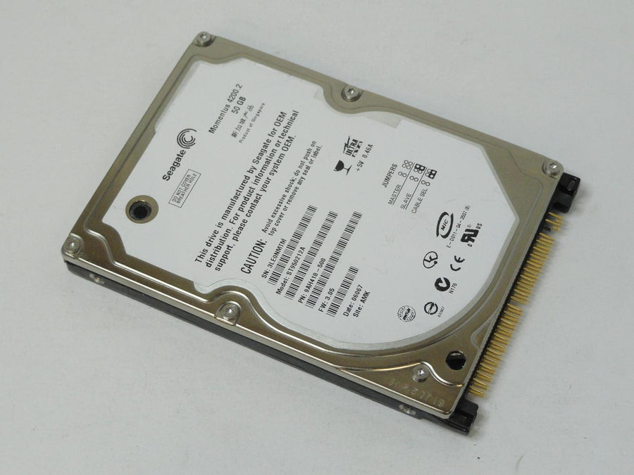 Seagate 50GB IDE 4200rpm 2.5in HDD ( 9AH418-508 ST950212A ) REF