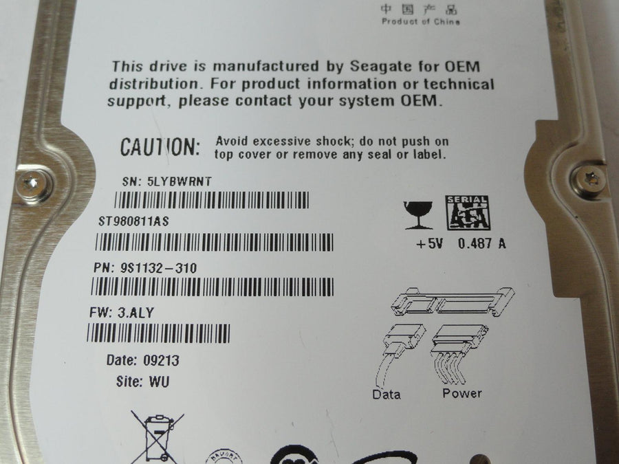 PR23549_9S1132-310_Seagate 80GB SATA 5400rpm 2.5in HDD - Image2