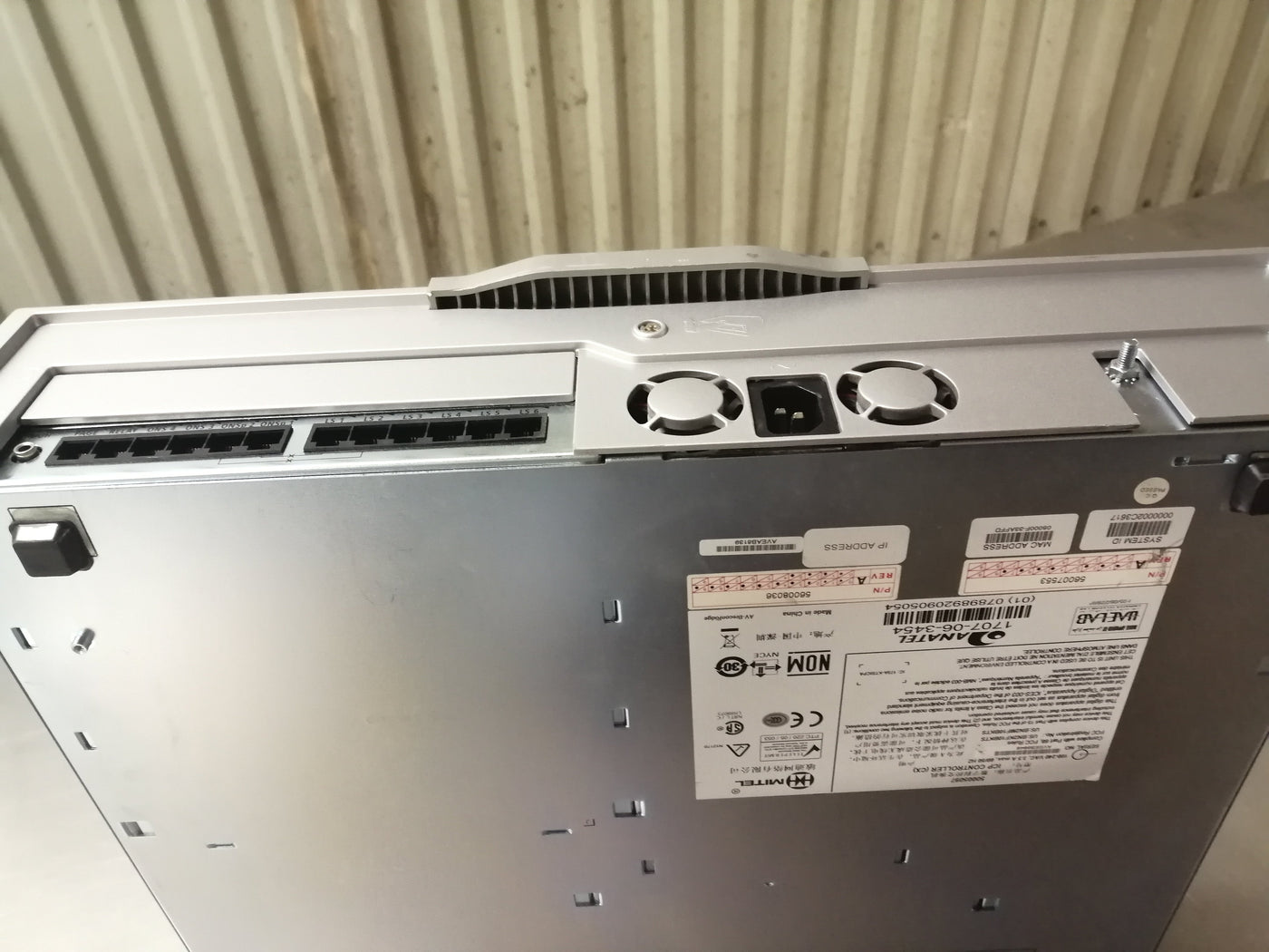 MITEL 3300 CXI ICP CONTROLLER 12 PORTS ( 50005097 USED )