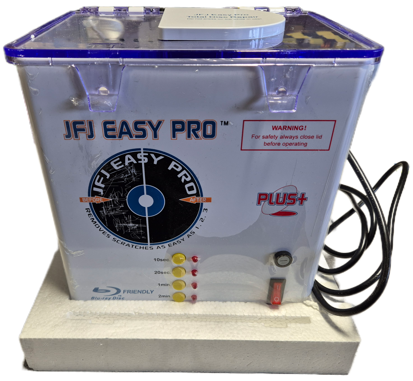 JFJ Easy Pro Disc Repair Machine – Liquid Polish has separated & is likely unusable NEW OPEN BOX