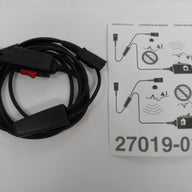 27019-01 - Plantronics Y-Adaptor Training Cord with Microphone Mute Switch and QD Clamp (4-pin QD) 27019-01 - NEW