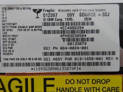 PR17627_EC488628_IBM SGI 9.1GB SCSI 80 Pin 7200rpm 3.5in HDD - Image2