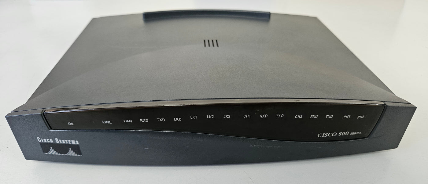 Cisco 800 Series 803 ISDN Ethernet Wired Network Router WITH PSU ( CISCO803 ) USED