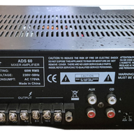 ADS Worldwide 60W Mixer Amplifier ( ADS60 ) USED