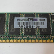 Samsung HP 512MB PC3200 DDR-400MHz DIMM RAM ( M368L6523CUS-CCC 326668-051 ) REF
