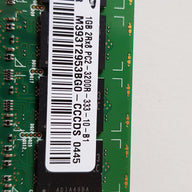 Samsung 1GB 2Rx8 PC2-3200R  240-Pin Registered ECC DDR2 SDRAM DIMM ( M393T2953BG0-CCCDS ) REF