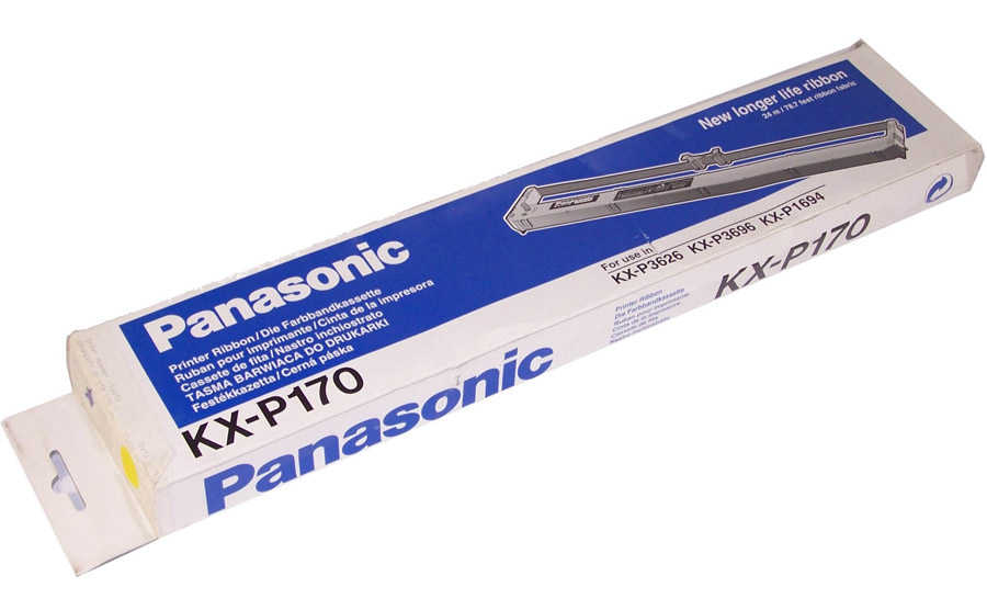 Panasonic Black Longer Life Printer ribbon ( KX-P170 7510015003295 ) NOB