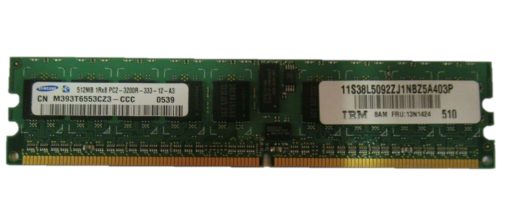 Samsung IBM 512MB DDR2 PC2-3200 ECC Reg 240Pin DIMM ( M393T6553CZ3-CCC 13N1424 ) REF