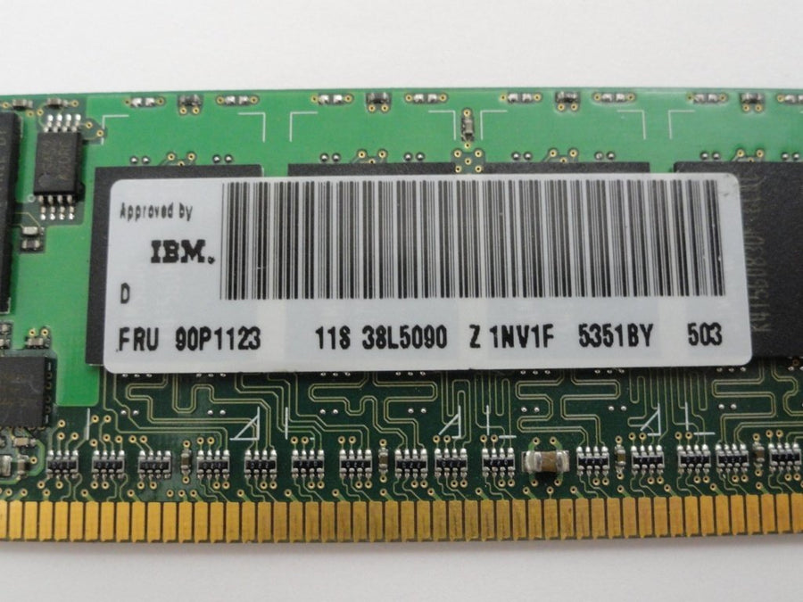 PR11798_PC2-3200R-333-10-A1_Samsung IBM 256Mb DDR2 PC2-3200R CL3 ECC Reg RAM - Image2