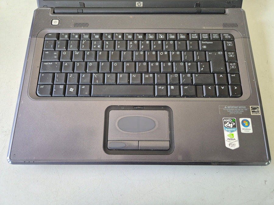 HP G6000 AMD 64 Athlon x2 2GB RAM NO HDD NO OS Battery Unknown 15.6" SPR DOES NOT POWER ON