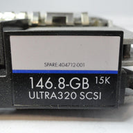 9X2006-154 - Seagate HP 146.8GB SCSI 80 Pin 15Krpm 3.5in HDD in Caddy - Refurbished