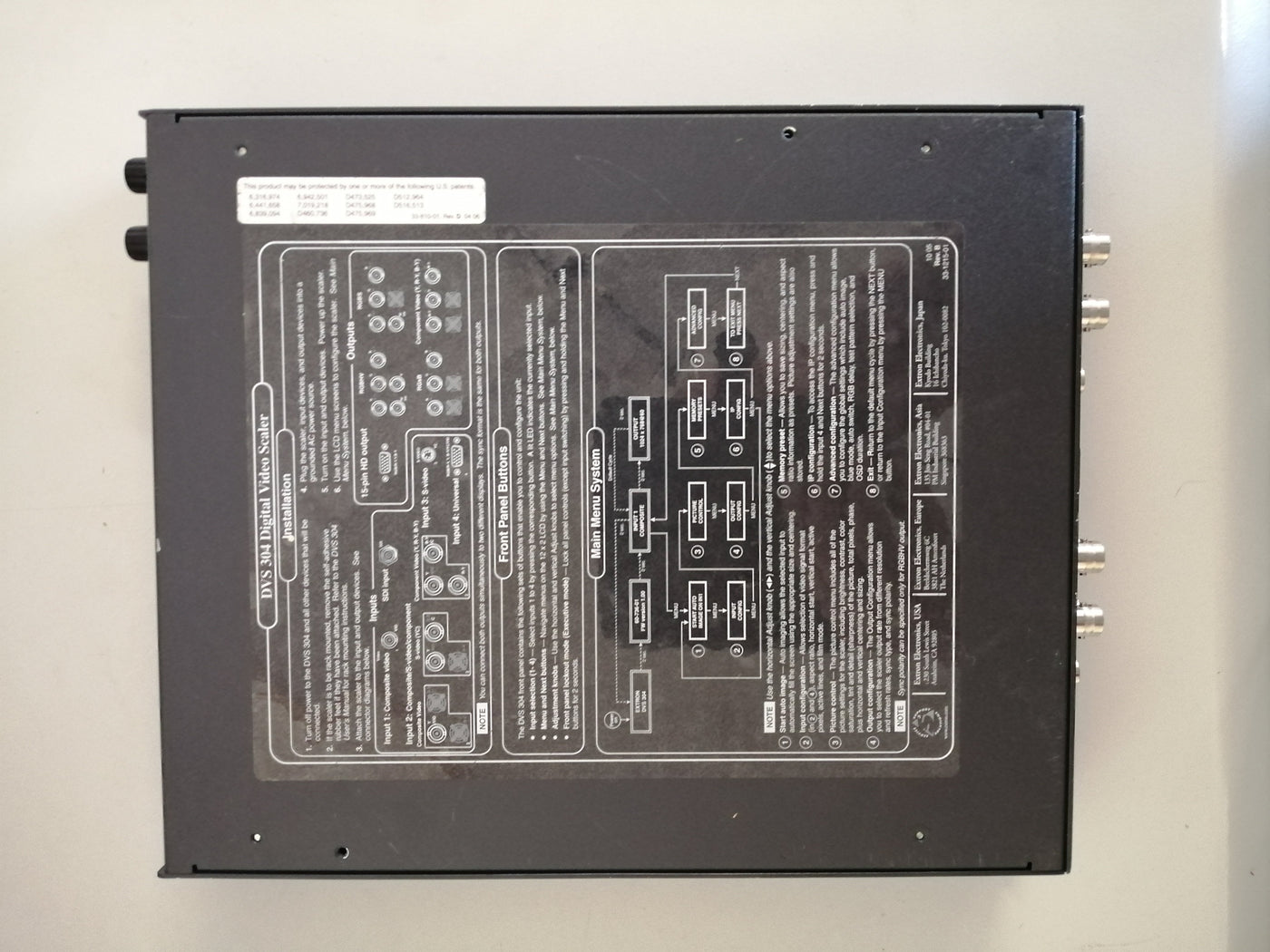 Extron DVS 304 Video & RGB Scaler ( DVS 304     Extron )