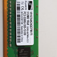 ProMOS 512MB PC2-5300 DDR2-667MHz non-ECC Unbuffered CL5 240-Pin DIMM Module ( V916764K24QCFW-F5 ) REF