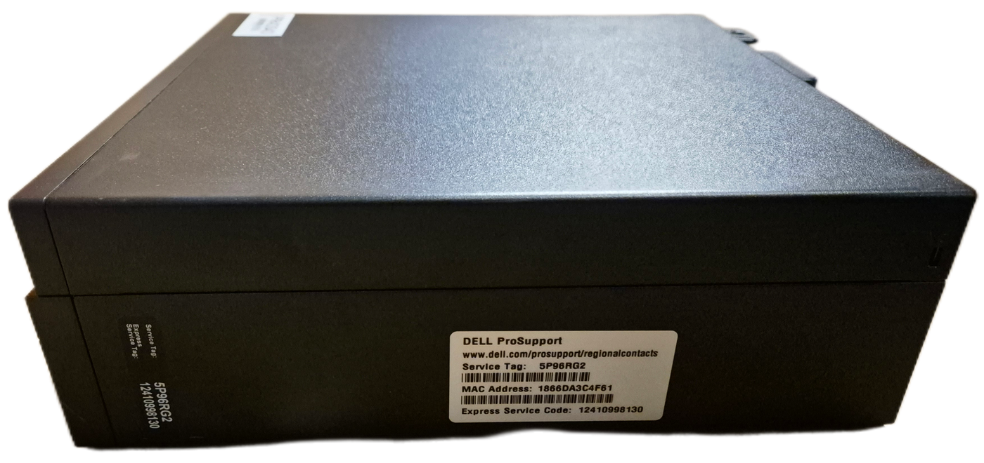 Dell Optiplex 3040 SFF 500GB HDD 4GB RAM i3-6100 3.7GHz DVD Win10 w/ wifi card NO AERIALS ( D11S001 ) USED
