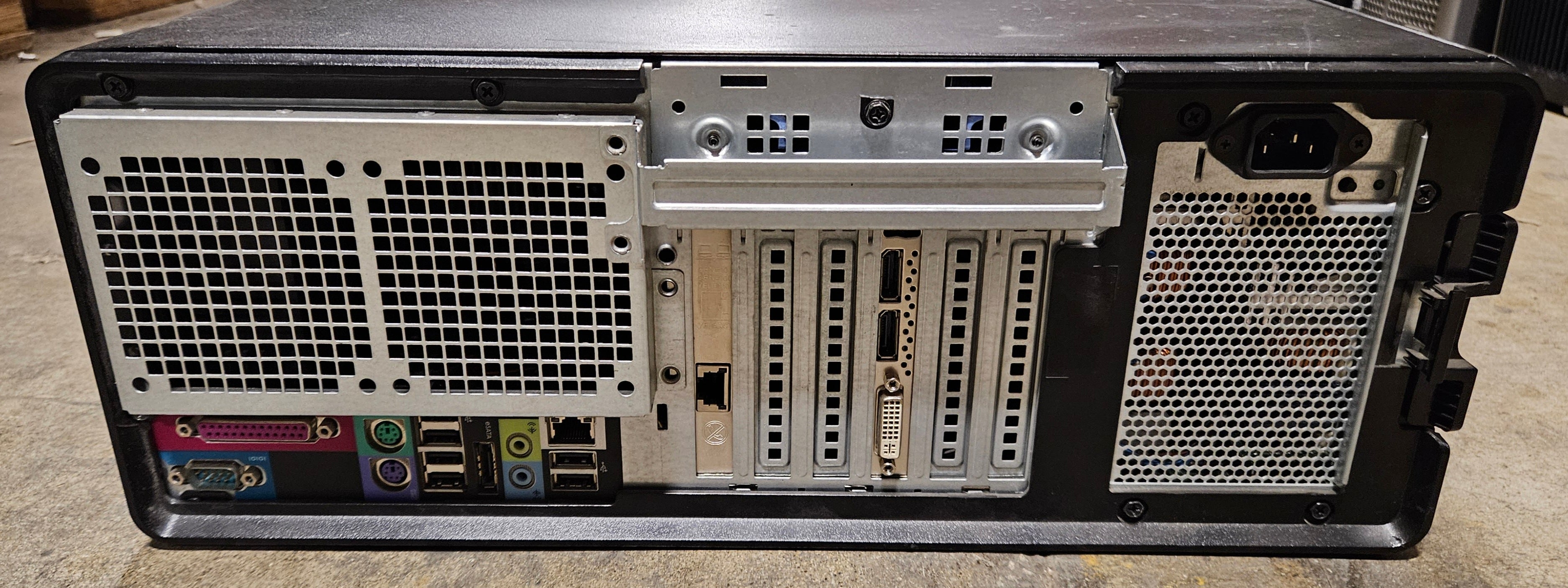 Dell Precision T5500 4GB RAM Xeon X5687 3.6GHz NO OS NO HDD DVI + Dual DP Port Nvidia Quadro Win7Pro COA present ( DCTA ) USED