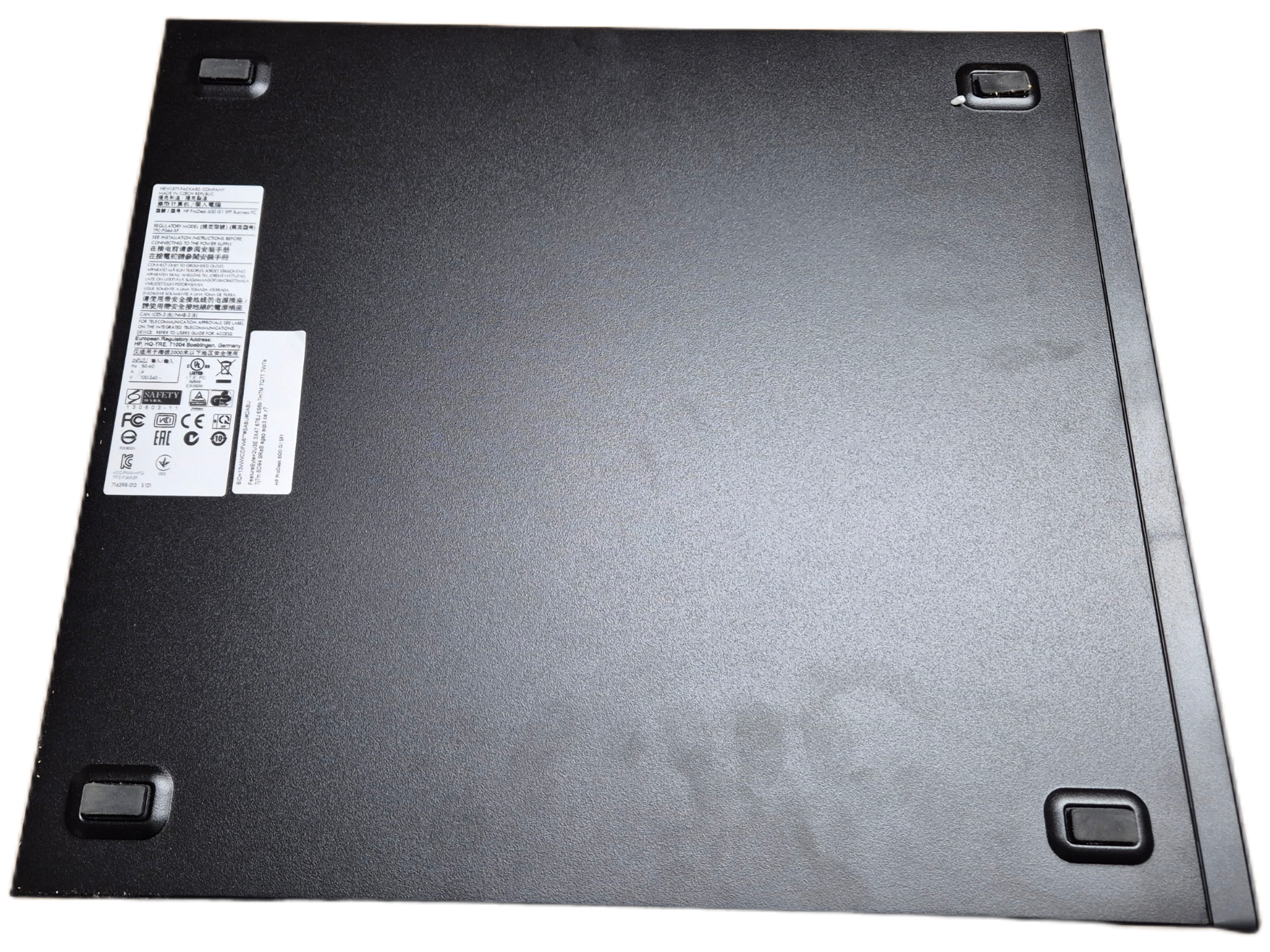 HP ProDesk 600 G1 SFF 500GB HDD DVD 4GB RAM i3-4130 3.4GHz NO OS w/ k.board ( E4256ET#ABU ) USED