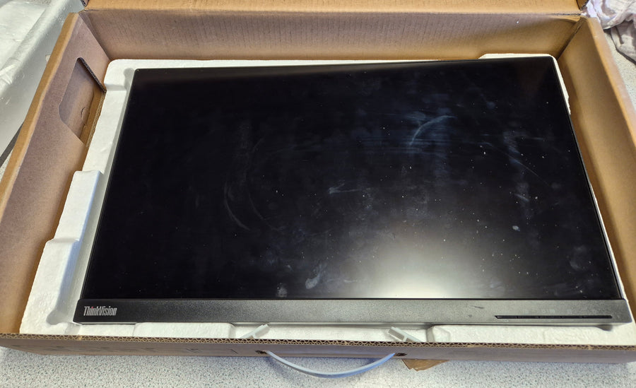 Lenovo ThinkVision S22e-19 21.5” Full HD Monitor - BOXED w/ stand ( 01YY071 ) USED