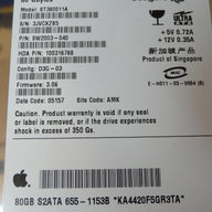 PR23378_9W2003-040_Seagate Apple 80GB IDE 7200rpm 3.5in HDD - Image3