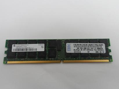 PR19744_HYS72T256220HR-5-A_IBM/Infineon 2GB PC2-3200 DDR2-400MHz - Image2