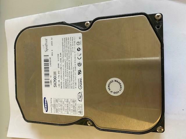 Samsung 20GB IDE 5400RPM 3.5" Hard Drive ( SV2001H ) REF