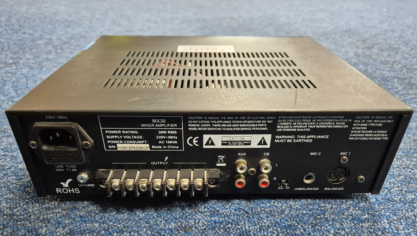 MajorCom 30W Mixer Amplifier ( MX30 ) USED