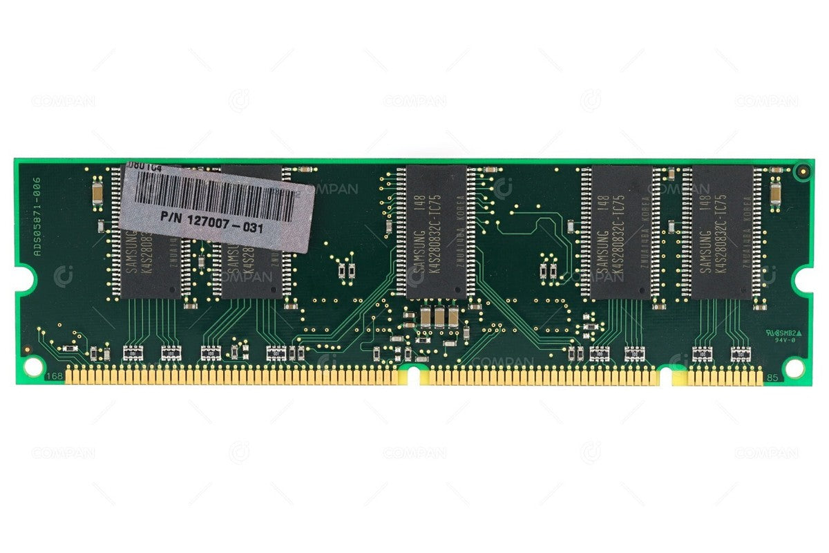 Samsung HP 128MB PC133 133MHz CL3 ECC 168Pin RDIMM ( M390S1723CT1-C75Q0 127007-031 ) REF