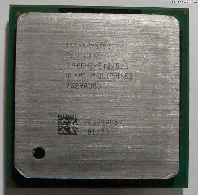  Intel Pentium 4 Processor 2.40 GHz ( SL6PC ) REF