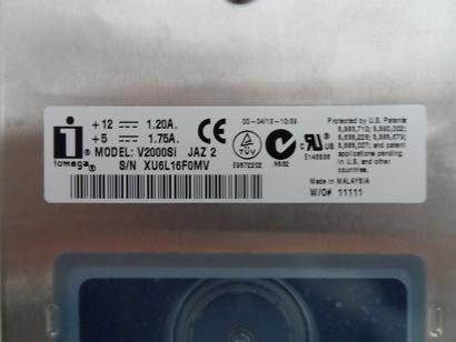PR22236_02681711-000_Iomega V2000SI JAZ 2 Drive 2GB zip/tape Drive - Image3