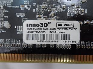 PR20910_I-6200TC-D3D3_Inno3D Turbo Cache 6200-32Bit W/32MB DVI TV Card - Image6