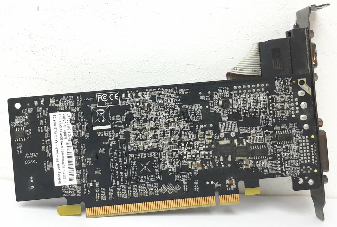 Nvidia GeForce 6200TC 128MB PCI-E DVI/VGA TV Out Card ( GF 6200TC GF ) USED