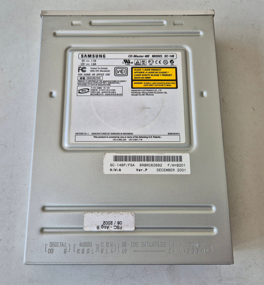 Samsung SC-148 Beige Bezel IDE CD-Master 48E CD-ROM Drive ( SC-148P/FSA ) USED