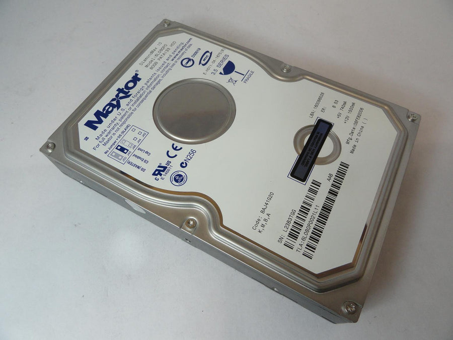 6L080P0 - Maxtor 80GB IDE 7200rpm 3.5in DiamondMax 10 HDD - Refurbished