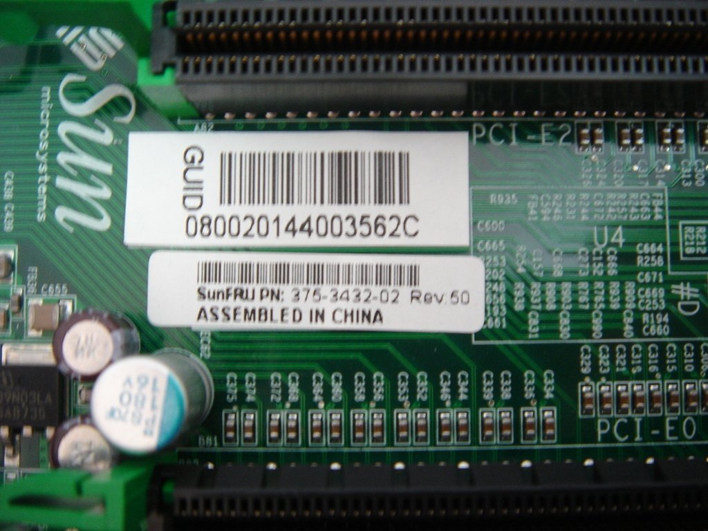 Sun Ultra 20 M2 System board Bios 1.51 ( 375-3432 ) REF 