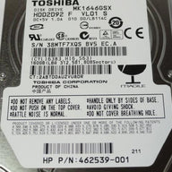 HDD2D92 - Toshiba HP 160Gb SATA 5400rpm 2.5in HDD - Refurbished