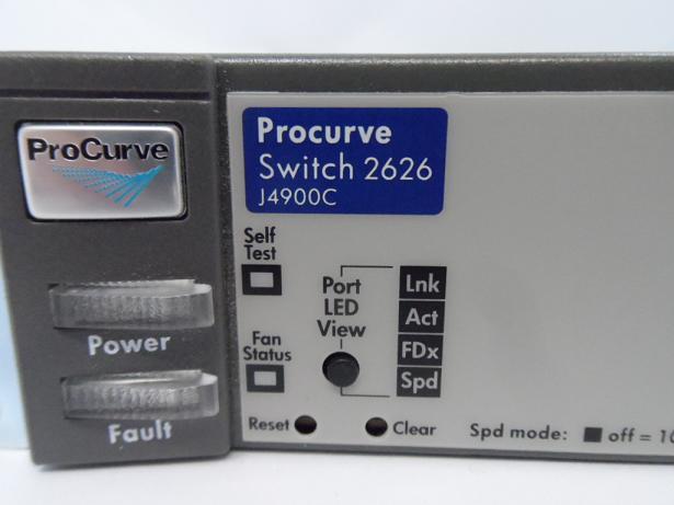 HP ProCurve 2626, 24 Port Managed Ethernet Switch ( j4900c used )
