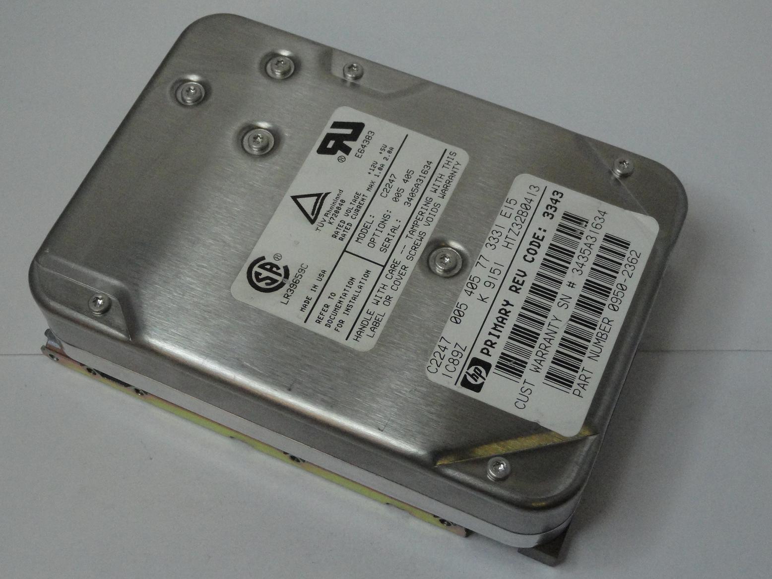 0950-2362 - HP 1GB SCSI 50 Pin 5400rpm 3.5in HDD - Refurbished