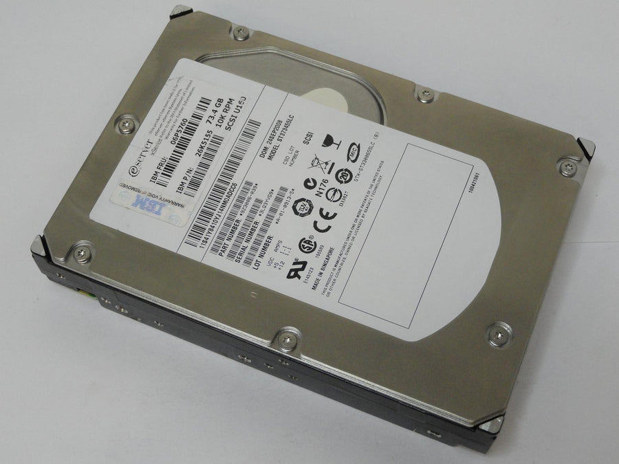 9Z3006-039 - Seagate IBM 73GB SCSI 80 Pin 15Krpm 3.5in HDD - Refurbished