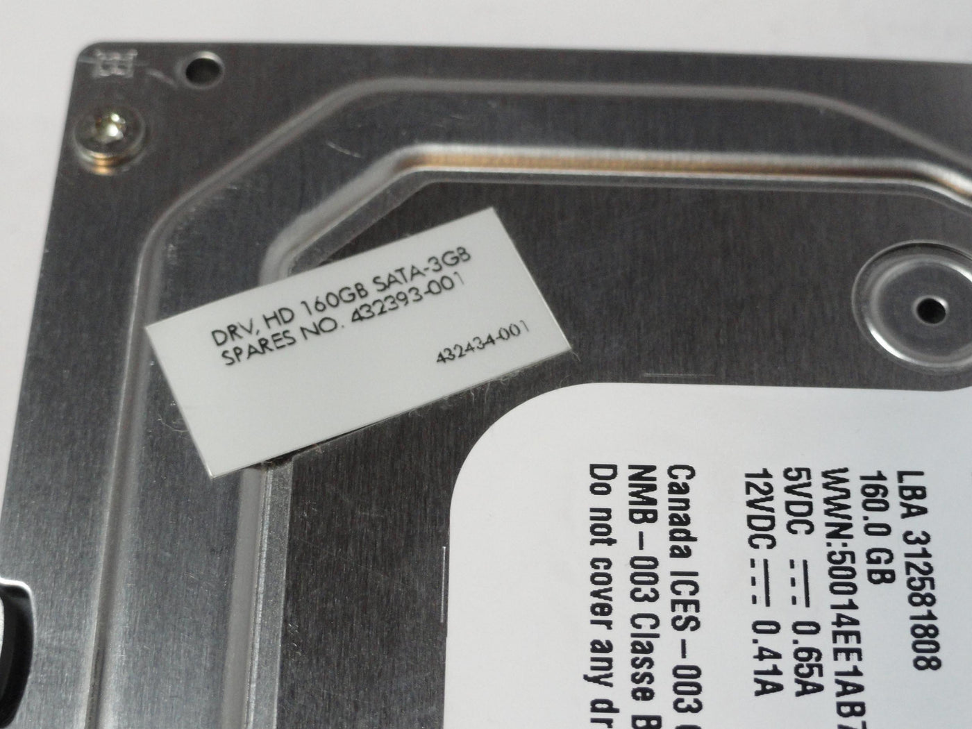 PR20098_WD1600AAJS-60WAA0_Western Digital HP 160Gb SATA 7200rpm 3.5in HDD - Image2