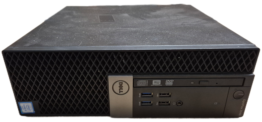 Dell Optiplex 3040 SFF 500GB HDD DVD 4GB RAM i3-6100 3.7GHz Win10 wifi present w/ antenna ( D11S001 ) USED Grade A boxed 