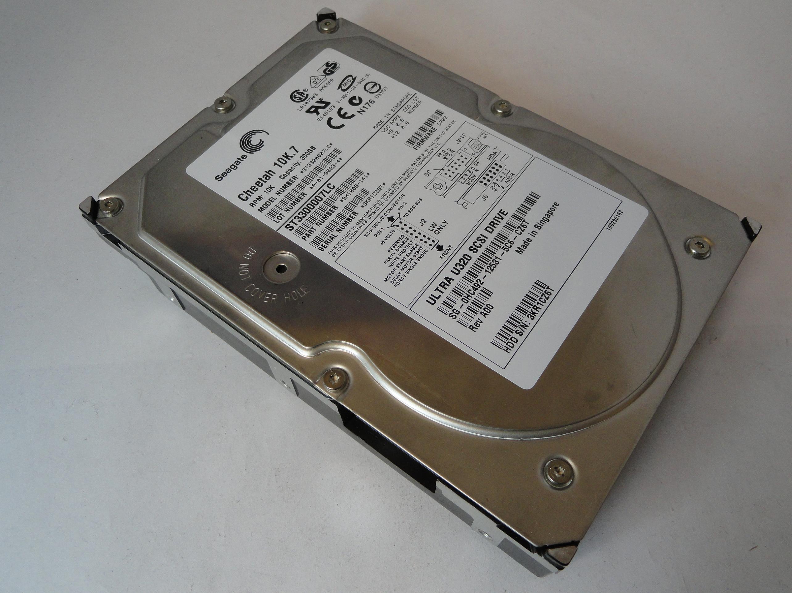 PR22517_9X1006-141_Seagate Dell 300Gb SCSI 80 Pin 10Krpm 3.5in HDD - Image3