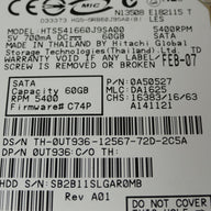 PR24098_0A50527_Hitachi Dell 60GB SATA 5400rpm 2.5in HDD - Image3