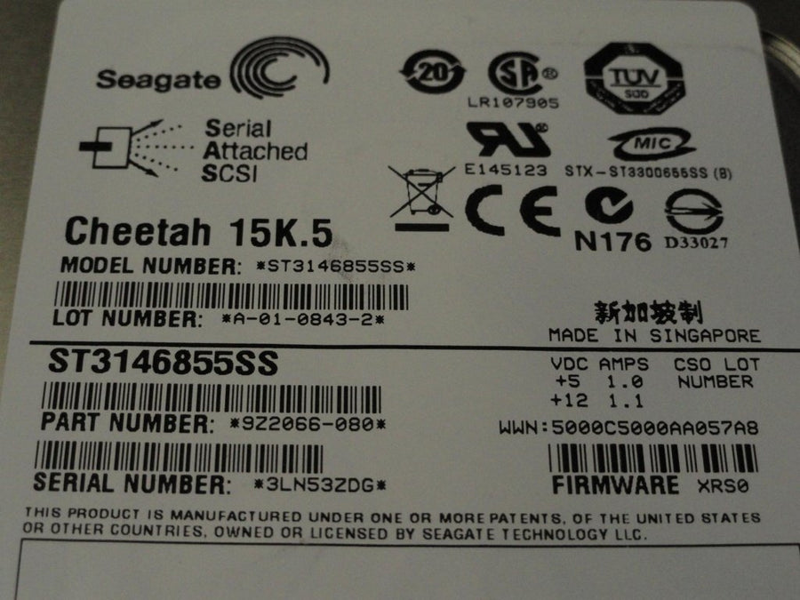 PR24429_9Z2066-080_Seagate 146Gb SAS 15Krpm 3.5in HDD - Image2