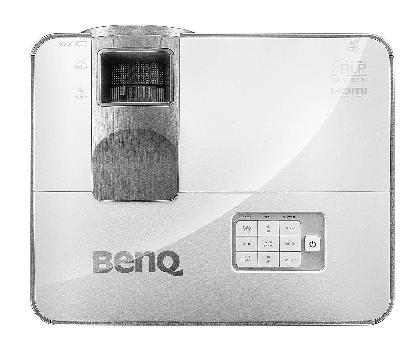 BenQ MS630ST SVGA Short Throw DLP Projector for Business Office, 3200 ANSI Lumens - Silver/White (9HJDY7713E NOB)