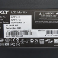 PR16492_ET.1916P.315_Acer 19" LCD TFT Monitor AL1919 - Image4