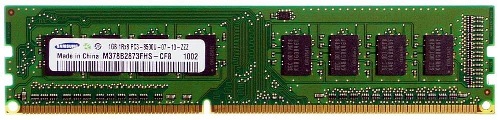 Samsung M378B2873FHS-CF8 PC3-8500U-07-10-ZZZ 1GB Memory RAM DDR3-1066 (M378B2873FHS-CF8 REF)