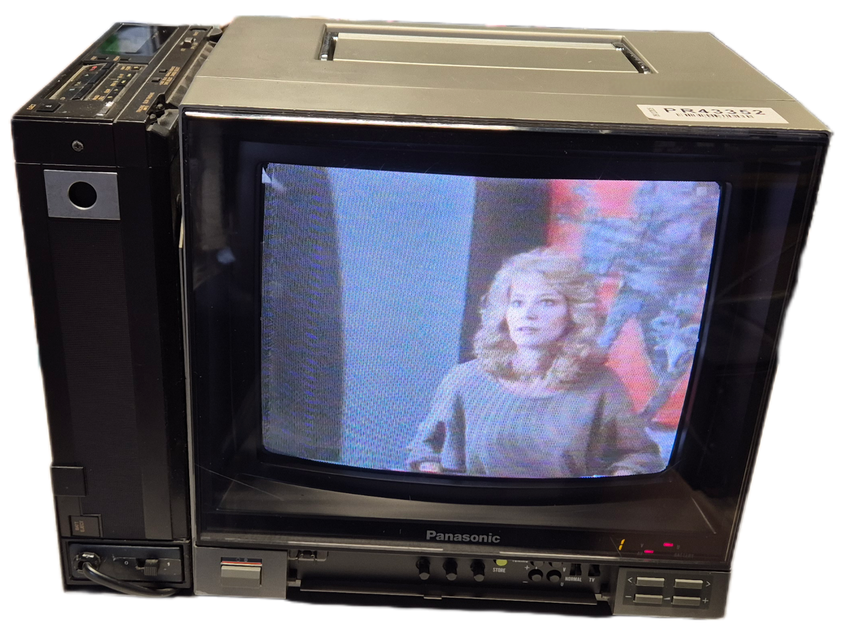 Panasonic TC-1100G Colour TV + NV-180 VHS Video Recorder ( TC-1100G ) USED