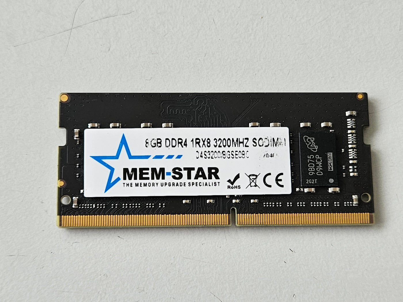 Mem-Star 8GB DDR4 PC4-25600 1RX8 3200MHz Sodimm ( D4S3200/8G ) REF