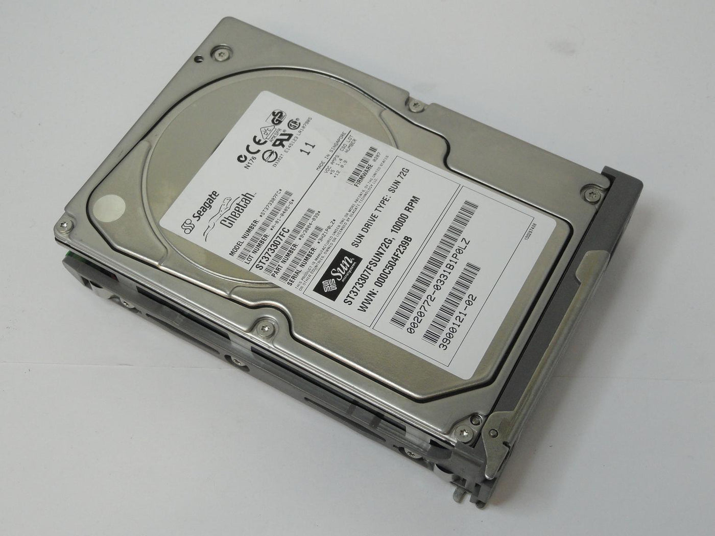 9V3004-039 - Seagate Sun 72GB Fibre Channel 10Krpm 3.5in Cheetah HDD in Caddy - Refurbished