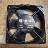 RS Components 115V 19/18W 0.19/0.18W 120mm Axial Cooling Fan ( 498-053 ) USED